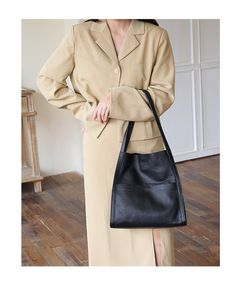 Everyday™ Lederen schoudertas | VANDAAG 50% KORTING